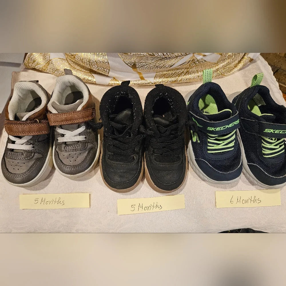 Kids Toddler Shoes 5 Pairs